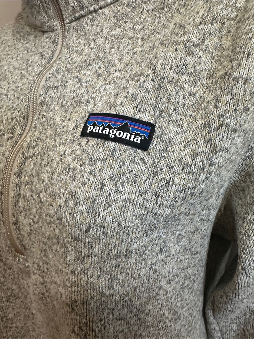 Patagonia Gray 1/4 Zip Better Sweater Pullover - Picture 4 of 15